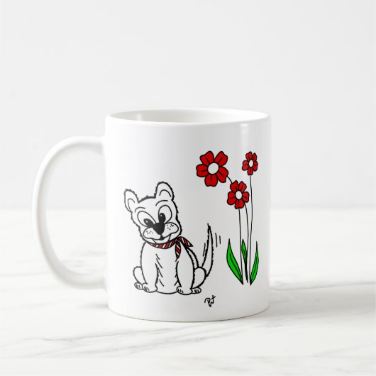 Klop met je staart koffiemok (Links)