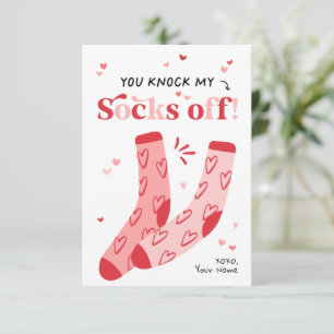 Klop mijn Sokken van de Kinder Classroom Valentijn Kaart