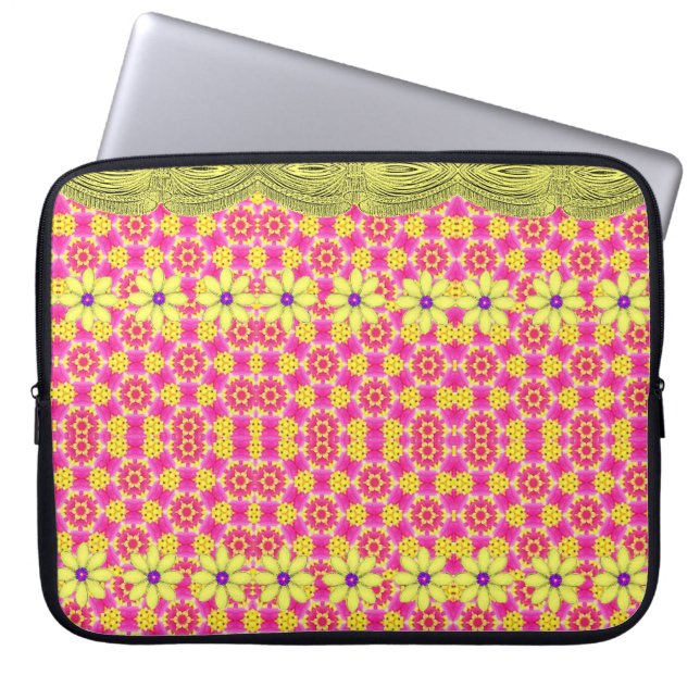 Klop voor laptop sleeve (Voorkant)