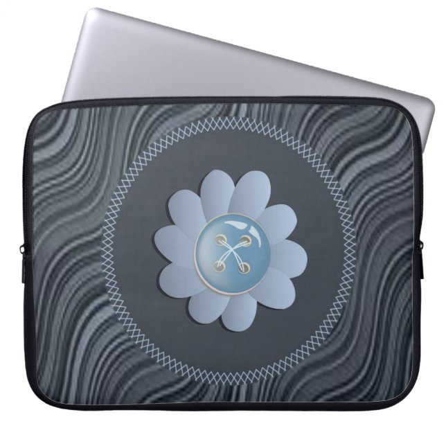 Klop voor laptop sleeve (Voorkant)
