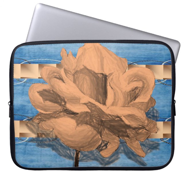 Klop voor laptop sleeve (Voorkant)