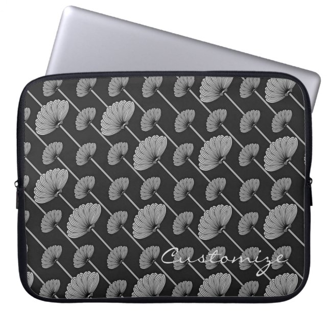 Klop voor zwarte en witte ventilatoren voor laptop laptop sleeve (Voorkant)