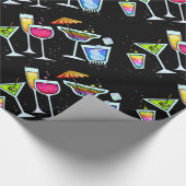 KLOPENDE GLOPENDE KLOOF VAN cocktail Cadeaupapier (Hoek)