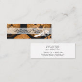 kloppen | banketbakker | koekjes mini visitekaartje (Voorkant / Achterkant)