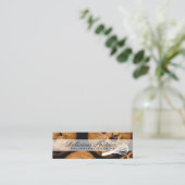 kloppen | banketbakker | koekjes mini visitekaartje (Staand voorkant)