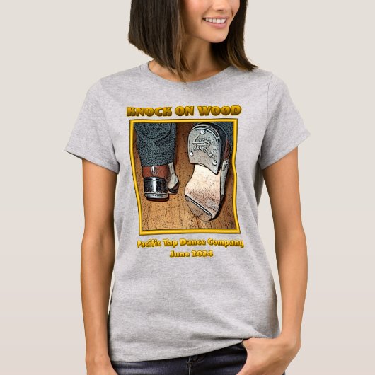 KLOPPEN OP WOOD Pacific Tap Dance Company T-shirt (Voorkant)