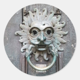kloppen ronde sticker