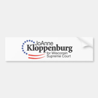 Kloppenburg voor het Hooggerechtshof van Wisconsin Bumpersticker