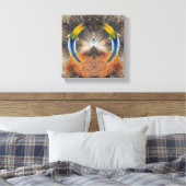 Klopper Uit de Bossen Canvas Afdruk (Insitu (Slaapkamer))