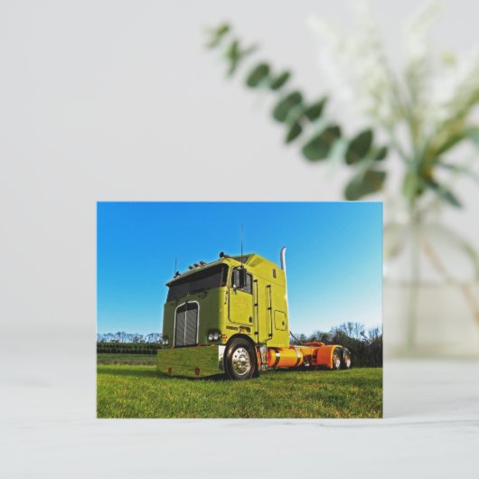 Kloppy's Kenworth Briefkaart K100 #2 (Staand voorkant)
