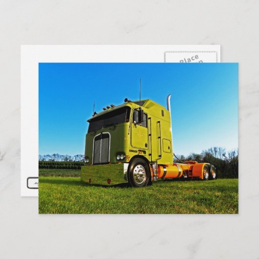 Kloppy's Kenworth Briefkaart K100 #2 (Voorkant / Achterkant)