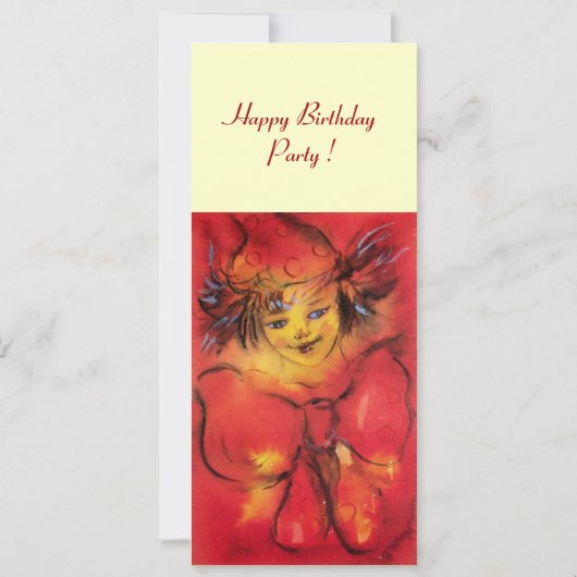 KLOPT MET RODE RIBBON, Geel crème Aankondiging (Achterkant)