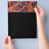 KLORFUEEL LICHTLOPEN ZWART ACHTERGRONDDIGITAAL FLYER (Hand)