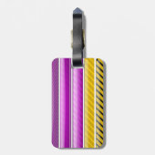 KLORFUL BAR PATROON BAGAGELABEL (Achterkant verticaal)