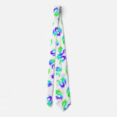 KLORFUL BLUE DRAGON PATROON STROPDAS (Achterkant)