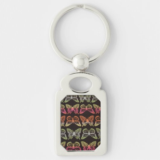 KLORFUL BUTTERFLES PATROON SLEUTELHANGER (Voorkant)