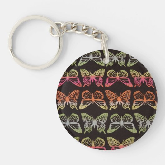 KLORFUL BUTTERFLES PATROON SLEUTELHANGER (Voorkant)