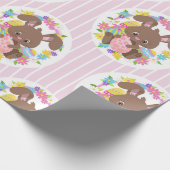 KLORFUL CHOCOLAATE EASTER BUNNIES & EIEREN CADEAUPAPIER (Hoek)