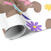 KLORFUL CHOCOLAATE EASTER BUNNIES & EIEREN CADEAUPAPIER (Rol Hoek)