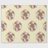 KLORFUL CHOCOLAATE EASTER BUNNIES & EIEREN CADEAUPAPIER (Vlak)