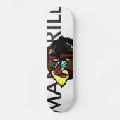 KLORFUL MANDRILL GRAPHIC ILLUSTRATION SKATEBOARD (Voorkant)