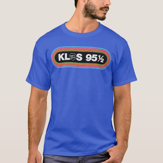 KLOS 9512 100Rock Radio Station friends T-shirt (Voorkant)