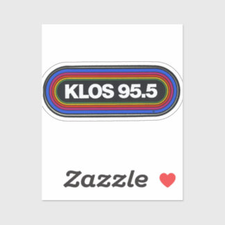 Klos fm radiostation classic rock sticker