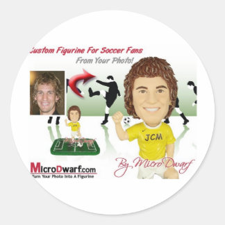 Klossen klossen Kop Ronde Sticker