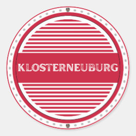 Klosterneuburg City Pride Embleem Oostenrijkse Ide Ronde Sticker