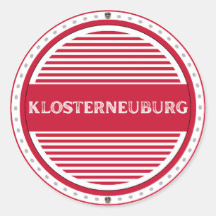 Klosterneuburg City Pride Embleem Oostenrijkse Ide Ronde Sticker