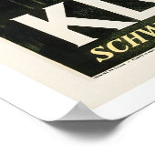 Klosters Alpine Resort Village Graubünden Poster (Hoek)