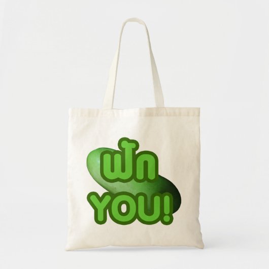 KLOTE! ... Groene Squash (Wintermelon) Tote Bag (Voorkant)