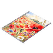 Klovelveld - Waterverf Klaproos Notitieboek (Linkerzijde)
