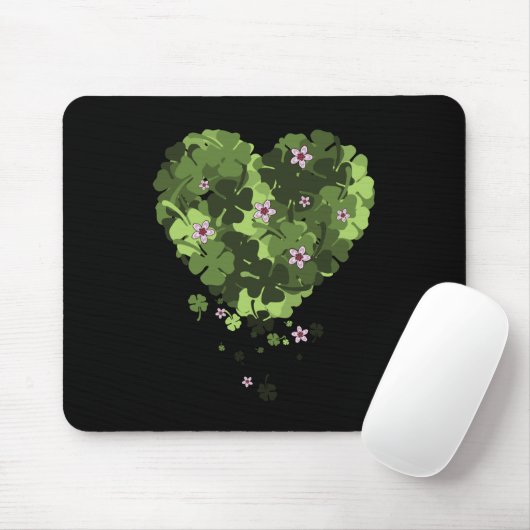 Kloverhart van St. Patrick Muismat (Met muis)