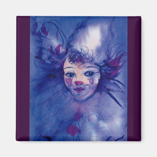 KLOWN IN PAARS MAGNEET (Voorkant)