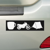 KLR dualsport bumpersticker (Op auto)