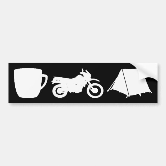 KLR dualsport bumpersticker (Voorkant)