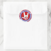 KLT KLINISCHE LAB TECH ASL iLOVE LOGO Ronde Sticker (Tas)