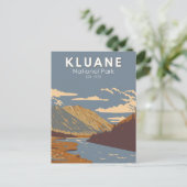 Kluane National Park Nog steeds Brook Canada Trave Briefkaart (Staand voorkant)