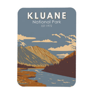 Kluane National Park Nog steeds Brook Canada Trave Magneet
