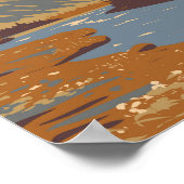 Kluane National Park Nog steeds Brook Canada Trave Poster (Hoek)