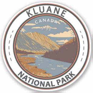 Kluane National Park Nog steeds Brook Canada Trave Sticker