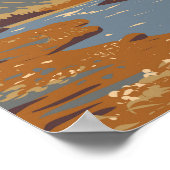 Kluane National Park Still Brook Canada Reis Kunst Poster (Hoek)