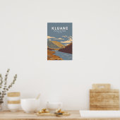 Kluane National Park Still Brook Canada Reis Kunst Poster (Keuken)