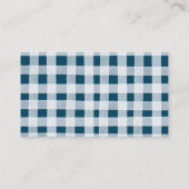 Kluidere Raffle Navy Floral Snel weggedraaid Informatiekaartje (Achterkant)