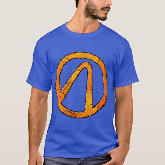 Kluis Gestikte Borderlands T-shirt (Voorkant)
