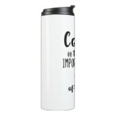 kluis is de belangrijke meal van de dag thermosbeker (Gedraaid links)