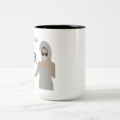 kluis tweekleurige koffiemok (Center)