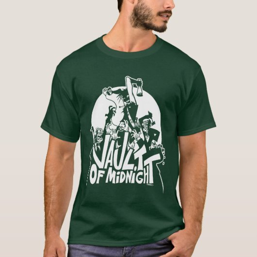 Kluis van middernacht zombies vrienden jongen t-shirt (Voorkant)