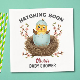 Kluivende Kuikens Baby Shower Servet